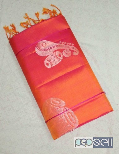  kanchipuram instrumental silk sarees at wholesale . 1 
