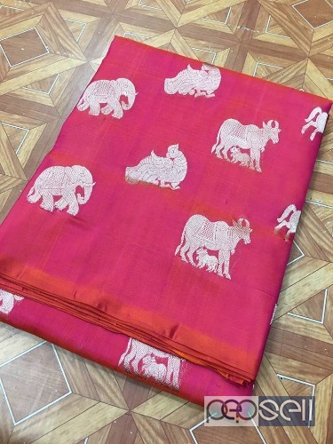  kanchipuram instrumental silk sarees at wholesale . 4 