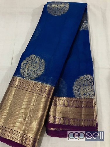 kanchipuram organza silk sarees at wholesale available 4 