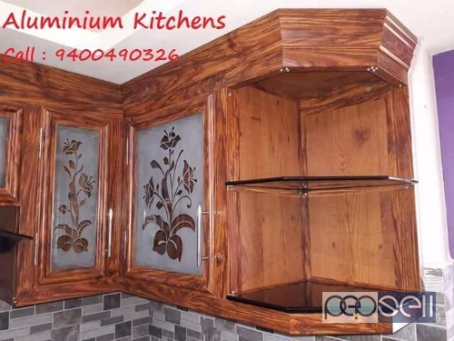 Thrissur Interiors Modular kitchen in Aluminium 0 
