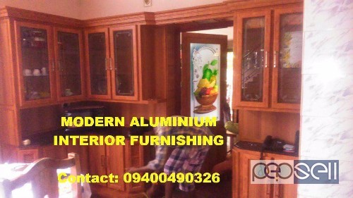 Thrissur Interiors Modular kitchen in Aluminium 2 