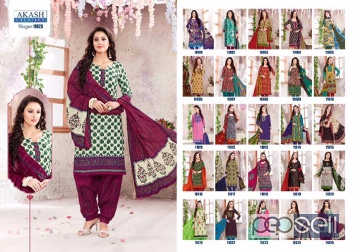 cotton printed churidar suits from akash shagun vol11 at wholesale moq- 25pcs no singles 2 