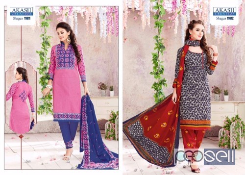 cotton printed churidar suits from akash shagun vol11 at wholesale moq- 25pcs no singles 4 