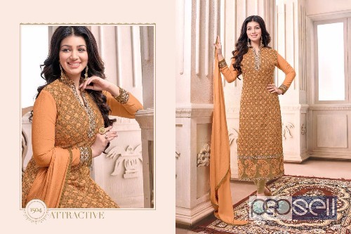 georgette self work suits from ayesha vol6 at wholesale moq- 6pcs no singles 0 