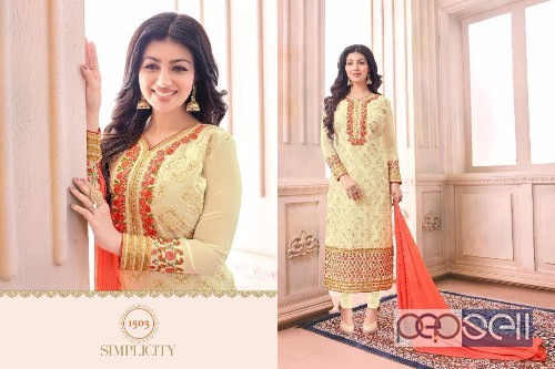 georgette self work suits from ayesha vol6 at wholesale moq- 6pcs no singles 3 