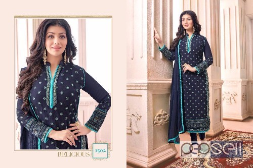 georgette self work suits from ayesha vol6 at wholesale moq- 6pcs no singles 4 