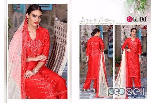 glace cotton embrodiered suits from simyra azuli at wholesale moq- 7pcs no singles 0 