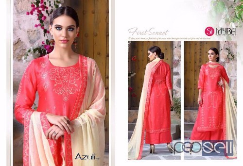 glace cotton embrodiered suits from simyra azuli at wholesale moq- 7pcs no singles 1 