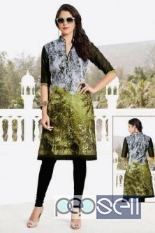 Elegant printed pure cotton designer kurtis available in all size 1 