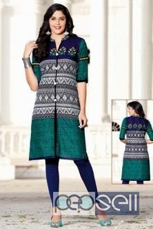 Elegant printed pure cotton designer kurtis available in all size 3 