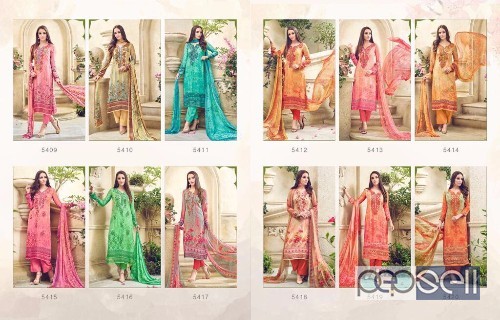 cotton printed churidar suits from glossy magnum at wholesale moq- 12pcs no singles 1 