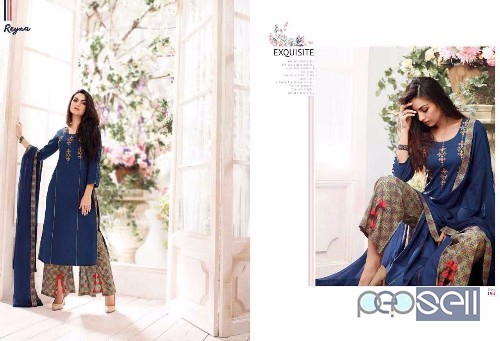 cotton embroidered suits from ganga exquisite at wholesale moq- 9pcs no singles 0 