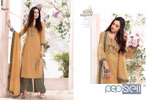 cotton embroidered suits from ganga exquisite at wholesale moq- 9pcs no singles 1 