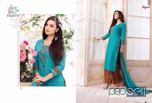 cotton embroidered suits from ganga exquisite at wholesale moq- 9pcs no singles 4 