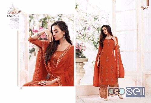 cotton embroidered suits from ganga exquisite at wholesale moq- 9pcs no singles 5 