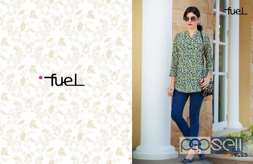 fancy printed kurti tops from 100miles fuel vol2 at wholesale moq- 6pcs no singles size- m to 3xl 3 