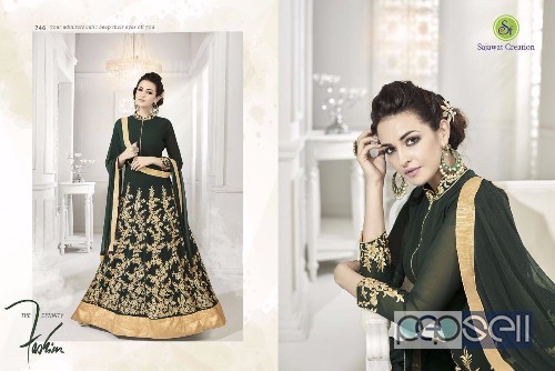 georgette semistitched work suits from roles vol9 at wholesale available moq- 6pcs no singles 1 