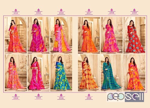 kota silk printed sarees from shangrila rung utsav at wholesale. moq- 12pcs. no singles 3 