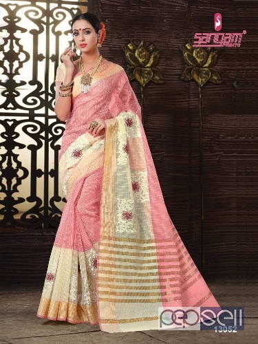 chanderi printed sarees from sangam fashions at wholesale available. moq-8pcs. no singles 0 