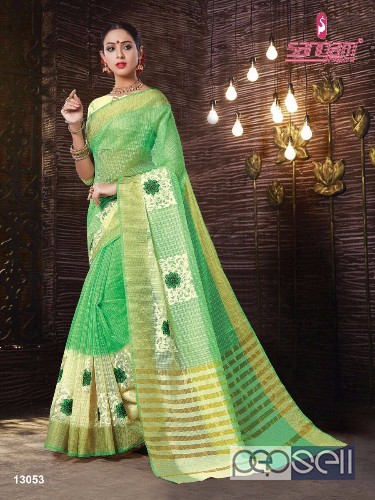 chanderi printed sarees from sangam fashions at wholesale available. moq-8pcs. no singles 1 