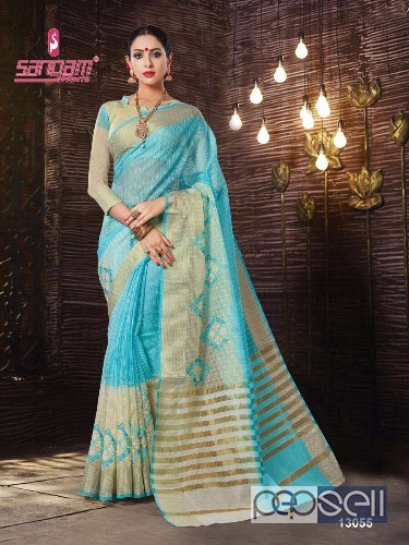 chanderi printed sarees from sangam fashions at wholesale available. moq-8pcs. no singles 2 
