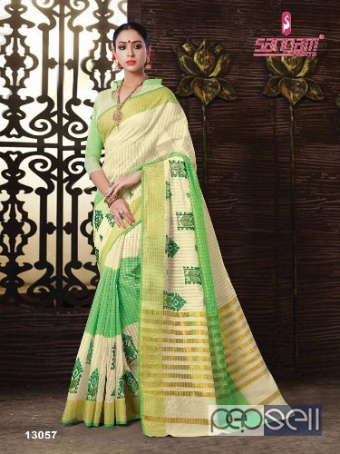 chanderi printed sarees from sangam fashions at wholesale available. moq-8pcs. no singles 5 