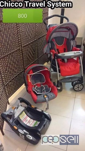  Chico travel system ( stroller & car seat with base ) Doha 0 