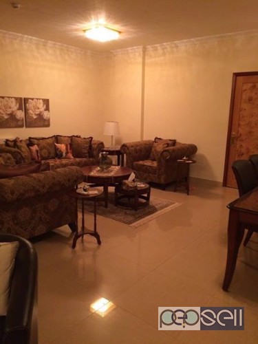  Sofa set + custom made curtain (like new) Alsadd Qatar 0 