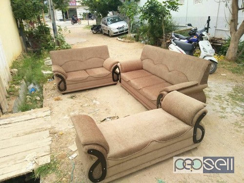 Quality Fabric Sofa Set, 3+2+Divider 0 