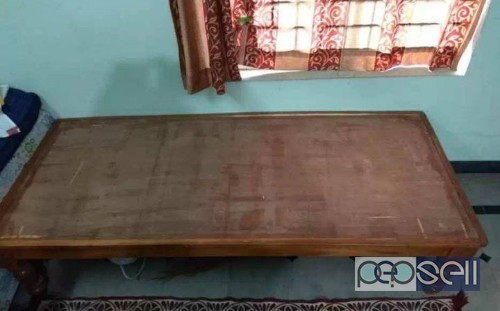 Wooden single bed (2 nos) 1 