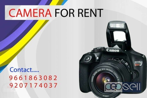 Black Canon EOS Camera For Rent in Vaniyamkulam Shornur 0 