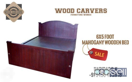 Mahogany wodden Bed  - NEW for sale in Koratty 0 