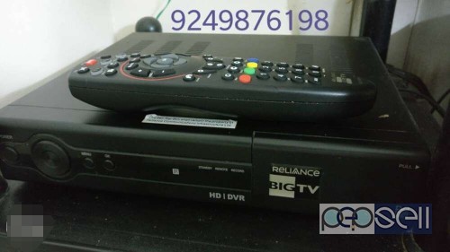 Reliance Big TV HD/DVR setup box for sale in Thodupuzha 0 