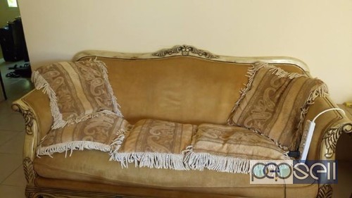 2 perfect condition sofa for sale Doha Qatar 0 