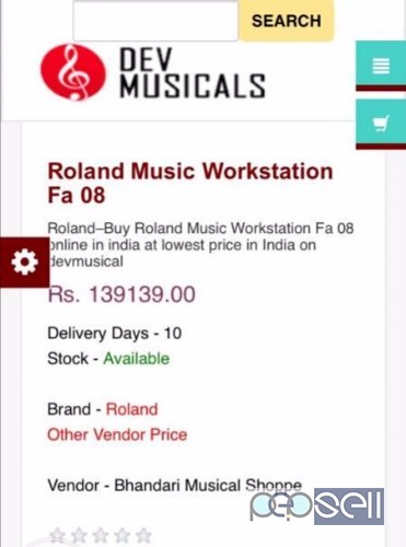 Roland FA 08 with case for sale at Thiruvalla 1 