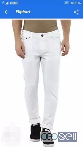 Men's White Jeans ( SIZE 32 ) for sale at Thrissur 0 