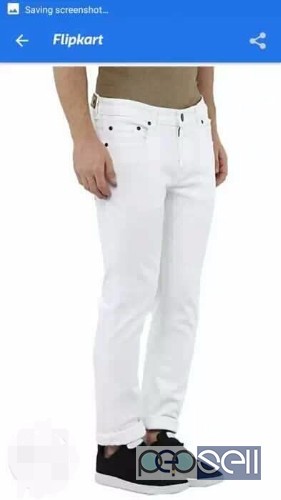 Men's White Jeans ( SIZE 32 ) for sale at Thrissur 2 