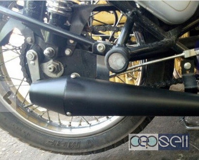 Royal enfield full black exhaust for sale 0 