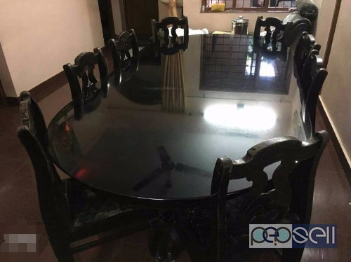 Dining table with 8 chairs for sale at Koratty 1 