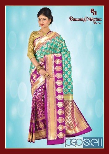 Buy Banarasi silk sarees for special occasions online at Banarasi Niketan 2 