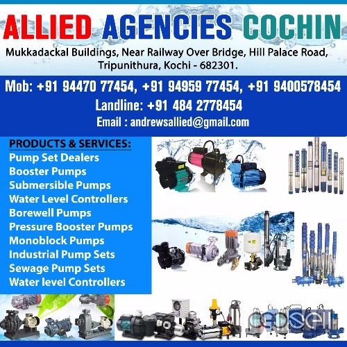 Allied Agencies-Best High Discharge Pumpset Dealers in Kochi Ernakulam Cochin Tripunithura Edappally Kakkanad 0 