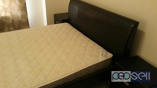 Leather bed with matress 0 