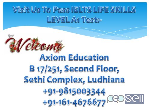 Ielts life skills Level A1 esol test centre in ludhiana,moga MOHALI JALANDER  DELHI ambala 1 