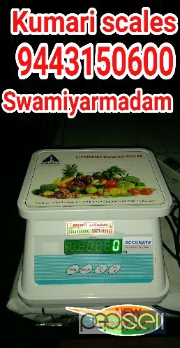 15kg New table top scales.green display.low price. 0 