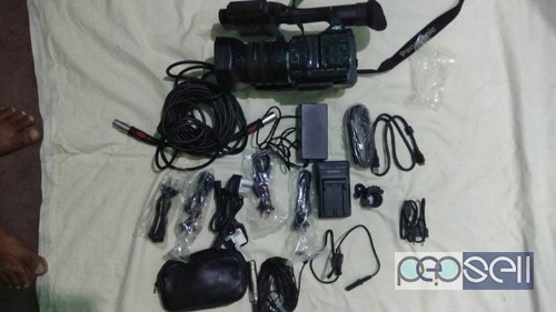 Panasonic HX-C1000 Camera+ Tripod(E-Image)+Light unit 3 