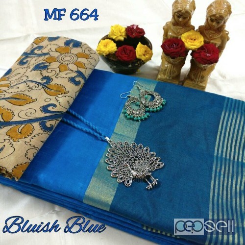 MF664 brand non catalog handloom silk sarees at wholesale moq- 10pcs price- rs750 each 0 