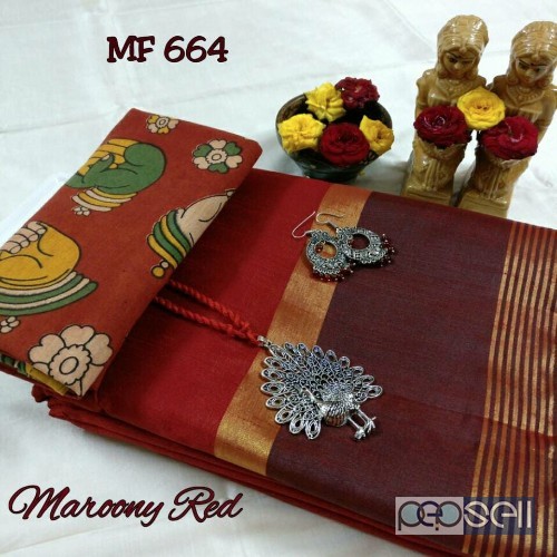MF664 brand non catalog handloom silk sarees at wholesale moq- 10pcs price- rs750 each 4 