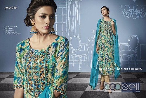 cotton embroidered plazo suits from jay vijay accent at wholesale moq- 11pcs no singles 1 