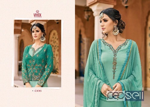 georgette designer suits from vivek marissa at wholesale and singles singles at rs1500 each 2 