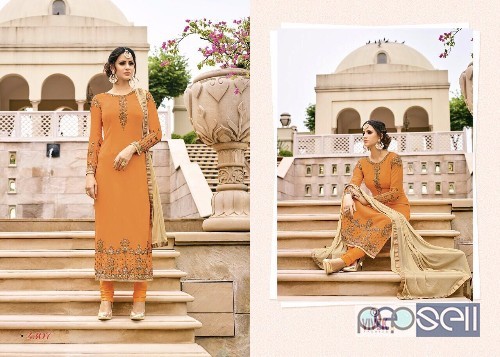 georgette designer suits from vivek marissa at wholesale and singles singles at rs1500 each 5 